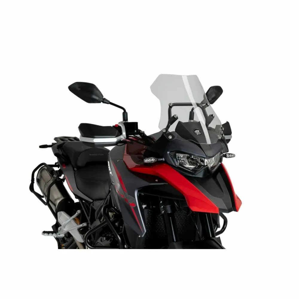 PUIG Déflecteur bulle frontale extended QJ SRT 550 / 700 / ON ROAD / X TRAIL / 2023 2026 - 21772