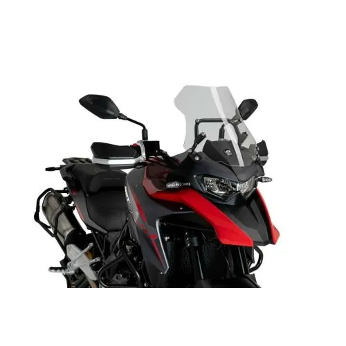 PUIG Déflecteur bulle frontale extended QJ SRT 550 / 700 / ON ROAD / X TRAIL / 2023 2025 ref 21772