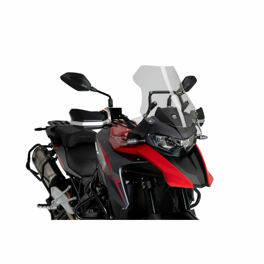 PUIG Déflecteur bulle frontale extended QJ SRT 550 / 700 / ON ROAD / X TRAIL / 2023 2026 - 21772