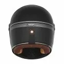 NOX motorcycle scooter vintage integral helmet REVENGE STROBE matt black / titanium