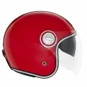 NOX casque jet vintage moto scooter HERITAGE rouge