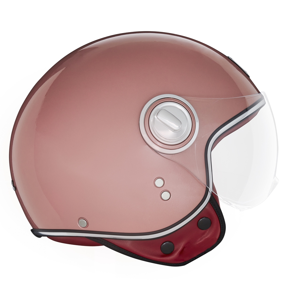 NOX vintage jet helmet moto scooter IDOL gold pink