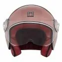 NOX casque jet vintage moto scooter IDOL rose or