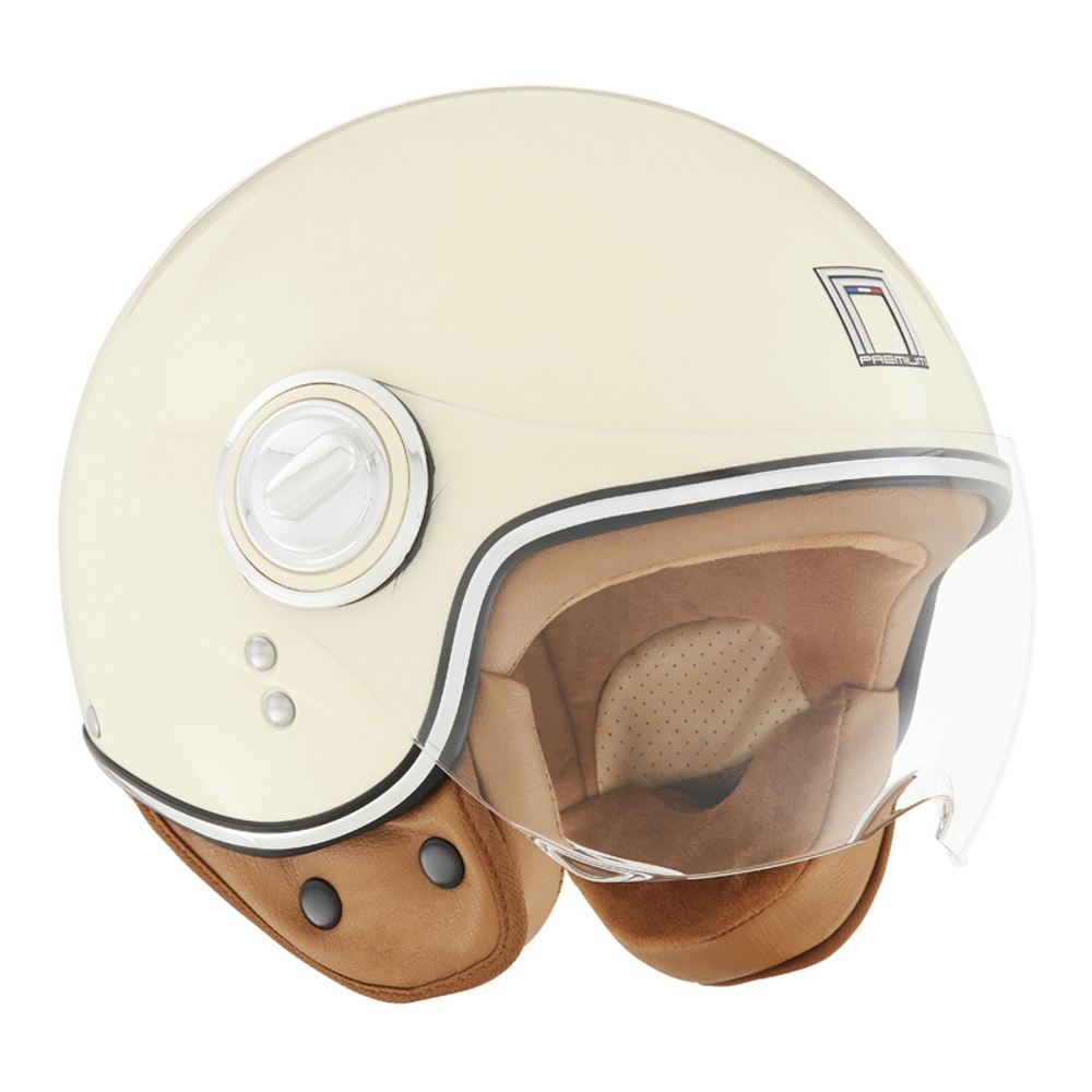 NOX vintage jet helmet moto scooter IDOL cream