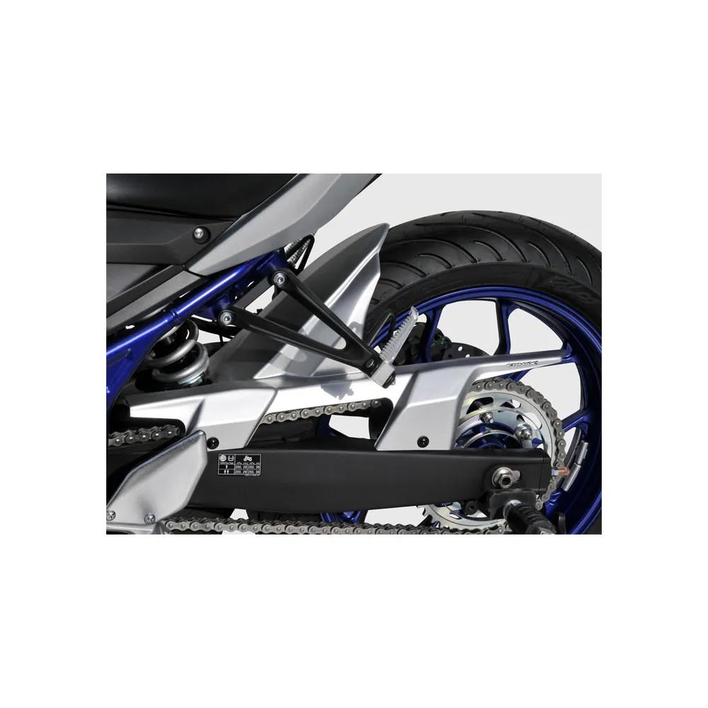 Ermax painted mudguard for Yamaha MT03 2016 2019 