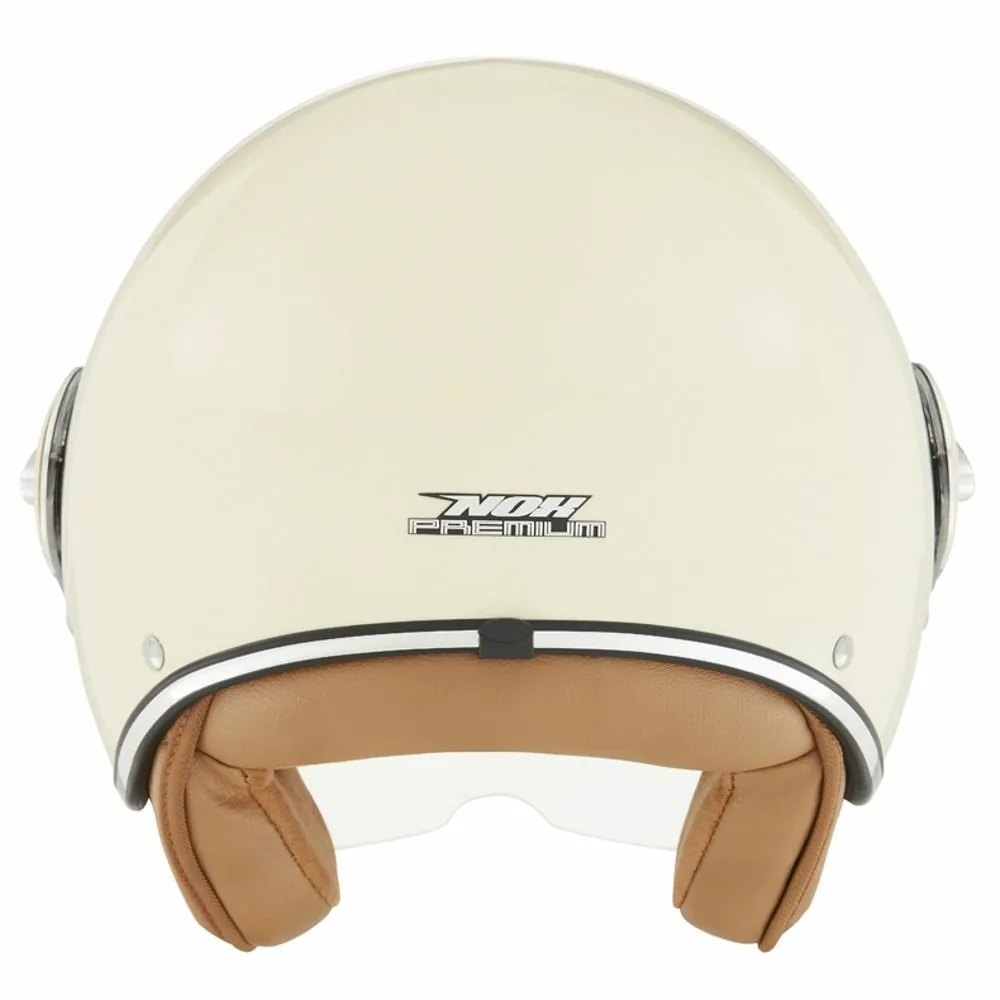 NOX vintage jet helmet moto scooter IDOL cream