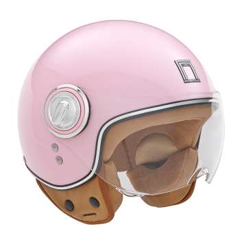 NOX vintage jet helmet moto scooter IDOL gloss pink