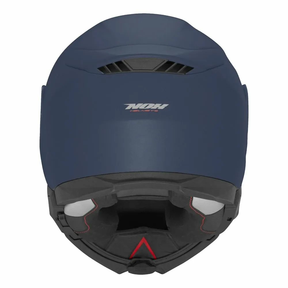 NOX casque modulable moto scooter N967 bleu métallisé