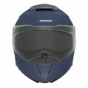 NOX casque modulable moto scooter N967 bleu métallisé