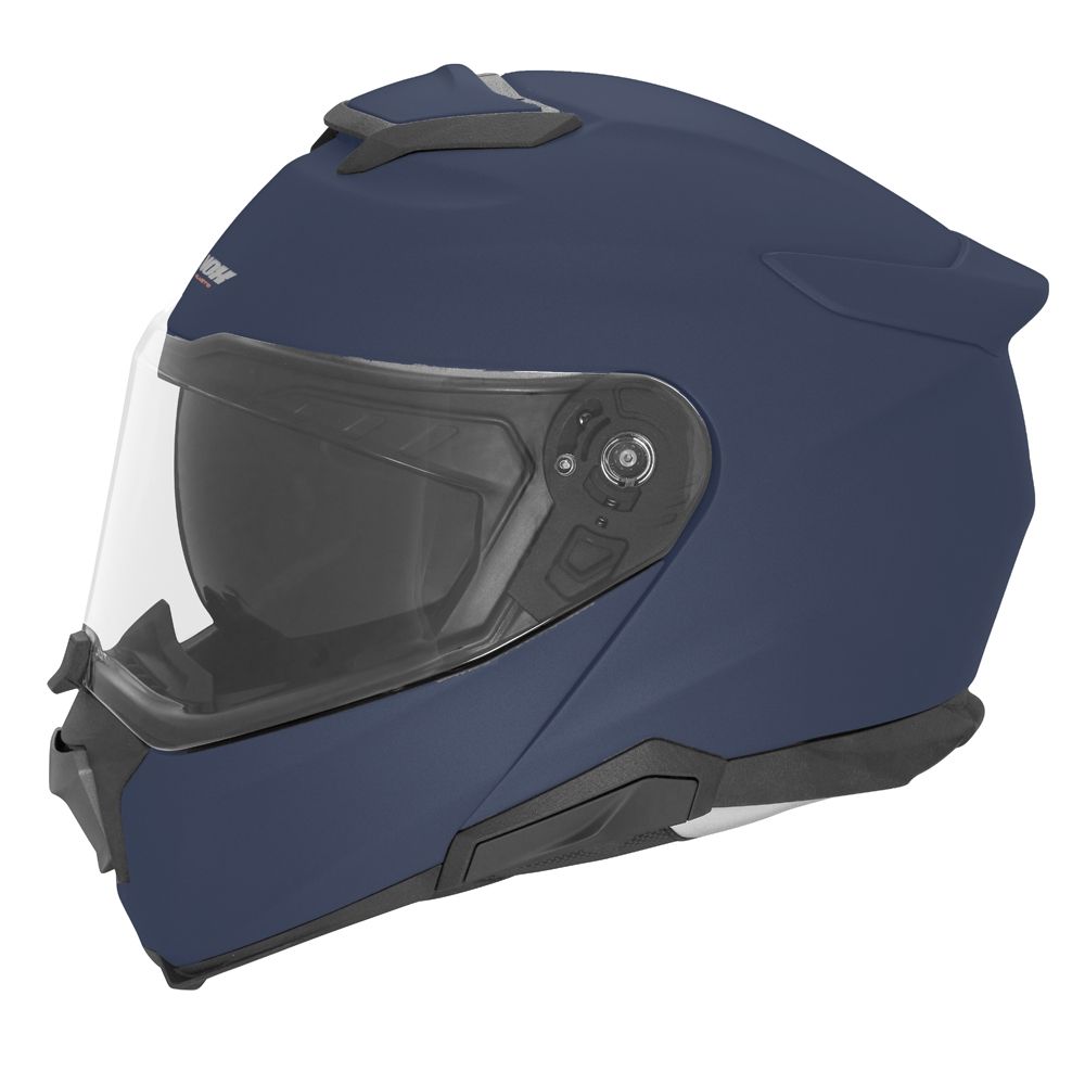 NOX casque modulable moto scooter N967 bleu métallisé