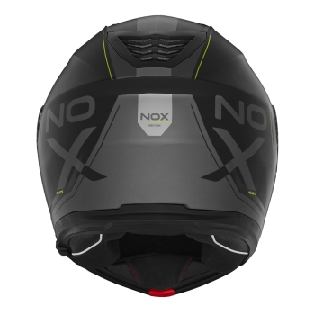 NOX casque modulable moto scooter N968 TOMAK noir mat / jaune