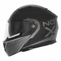 NOX modular helmet moto scooter N968 TOMAK matt black / red
