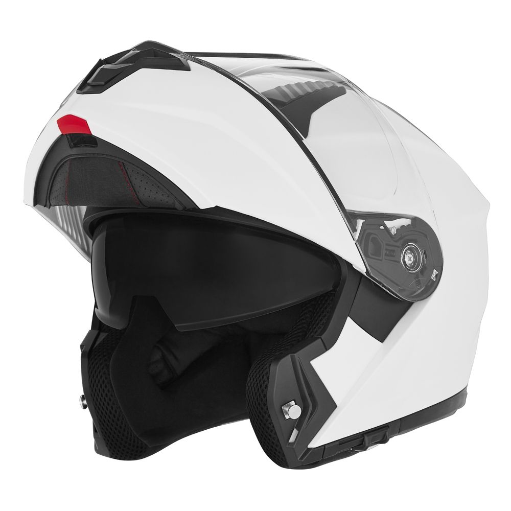 NOX casque modulable moto scooter N968 blanc perle