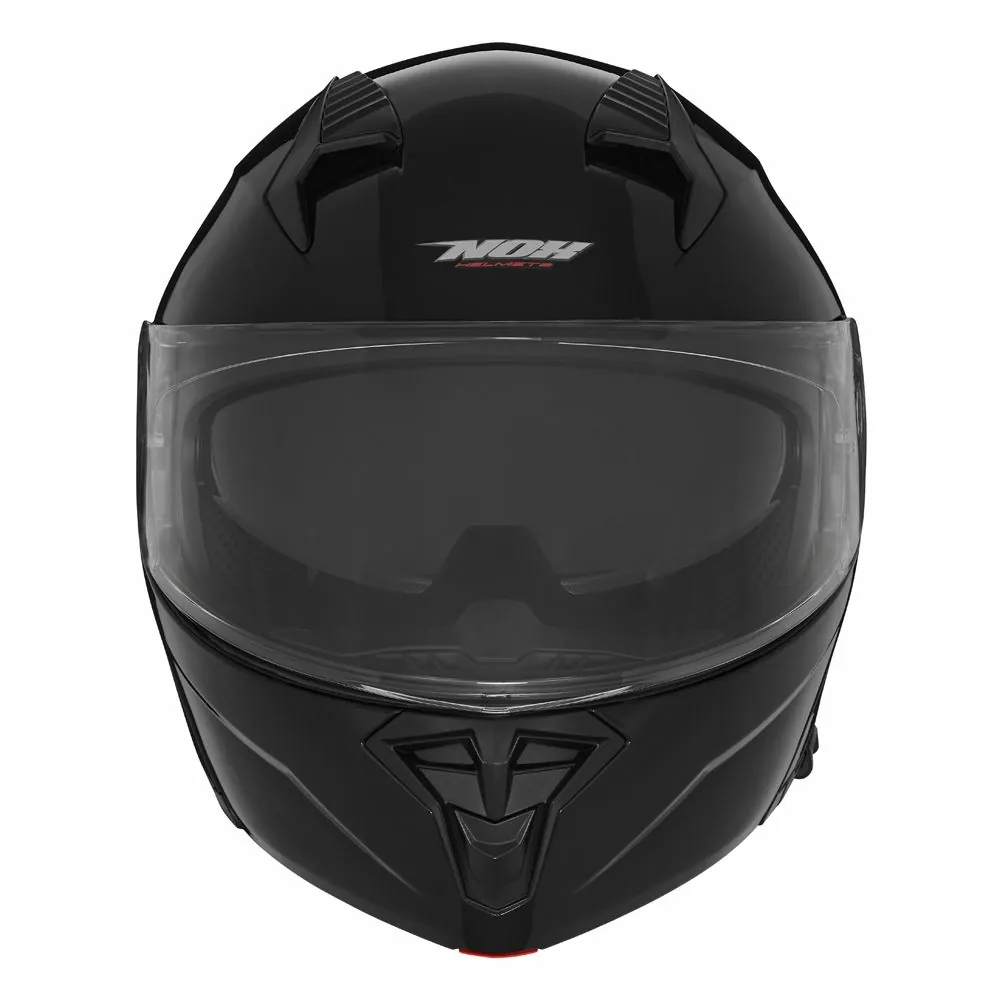 NOX casque modulable moto scooter N968 noir brillant