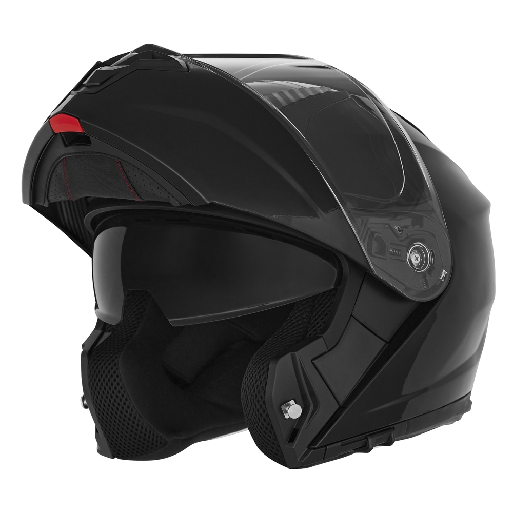 NOX casque modulable moto scooter N968 noir brillant