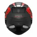 NOX full face helmet moto scooter N304S CARVER matt black / red
