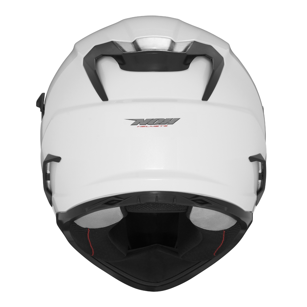 NOX full face helmet moto scooter N304S pearl white