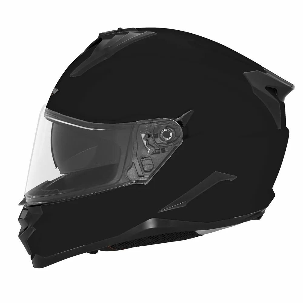 NOX casque intégral moto scooter N304S noir brillant