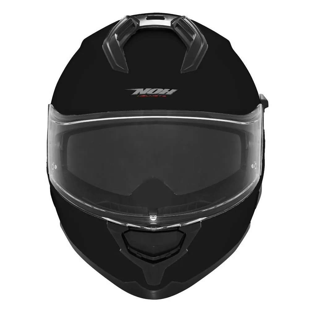 NOX casque intégral moto scooter N304S noir brillant