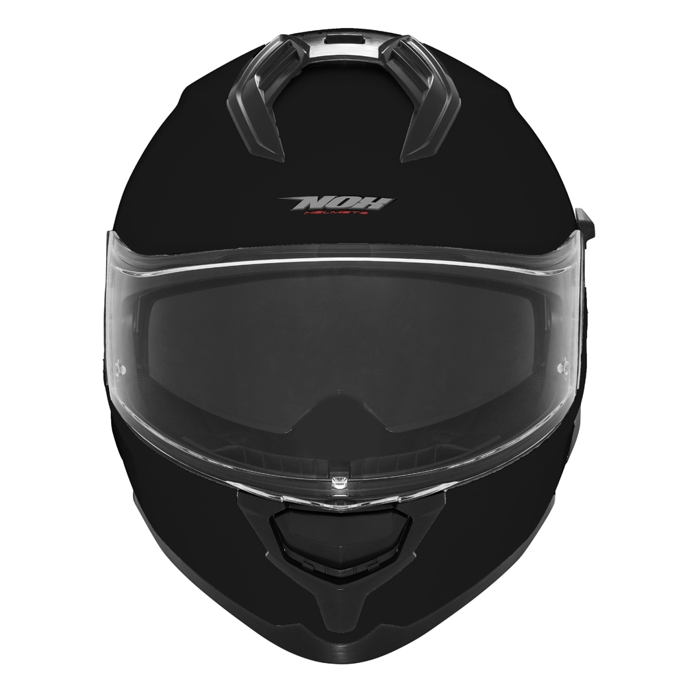 NOX full face helmet moto scooter N304S shiny black