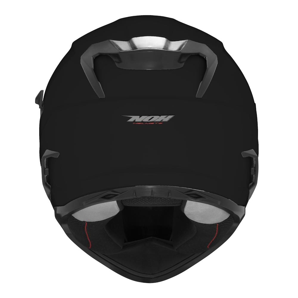 NOX full face helmet moto scooter N304S shiny black