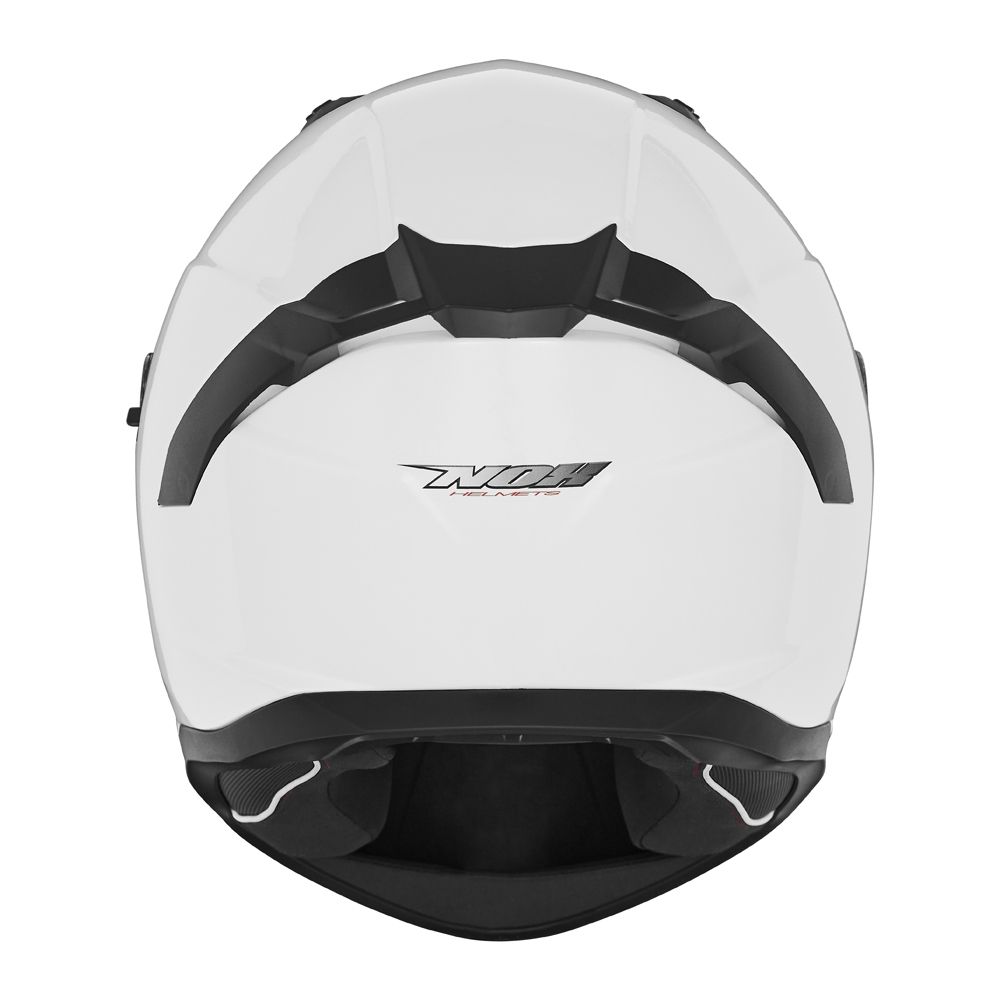 NOX full face helmet moto scooter N401 pearl white