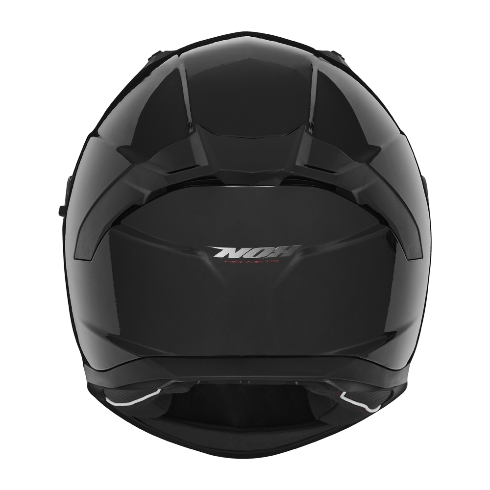 NOX casque intégral moto scooter N401 noir brillant