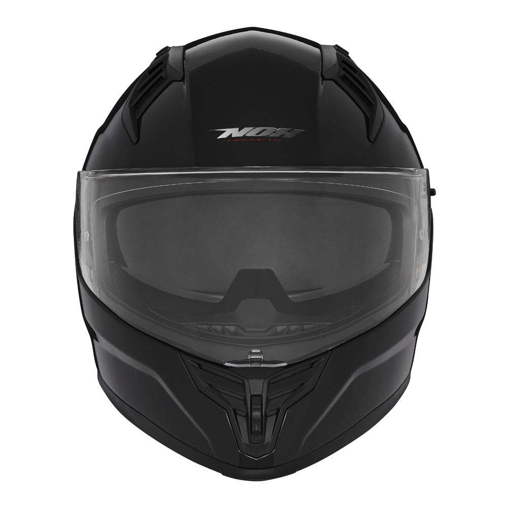 NOX casque intégral moto scooter N401 noir brillant