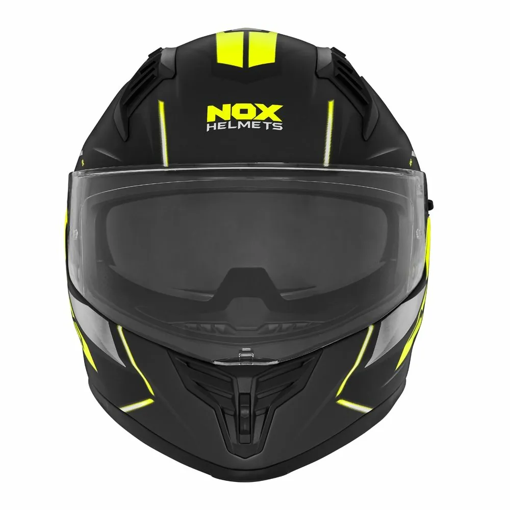 NOX full face helmet moto scooter N401 XENO matt black / white