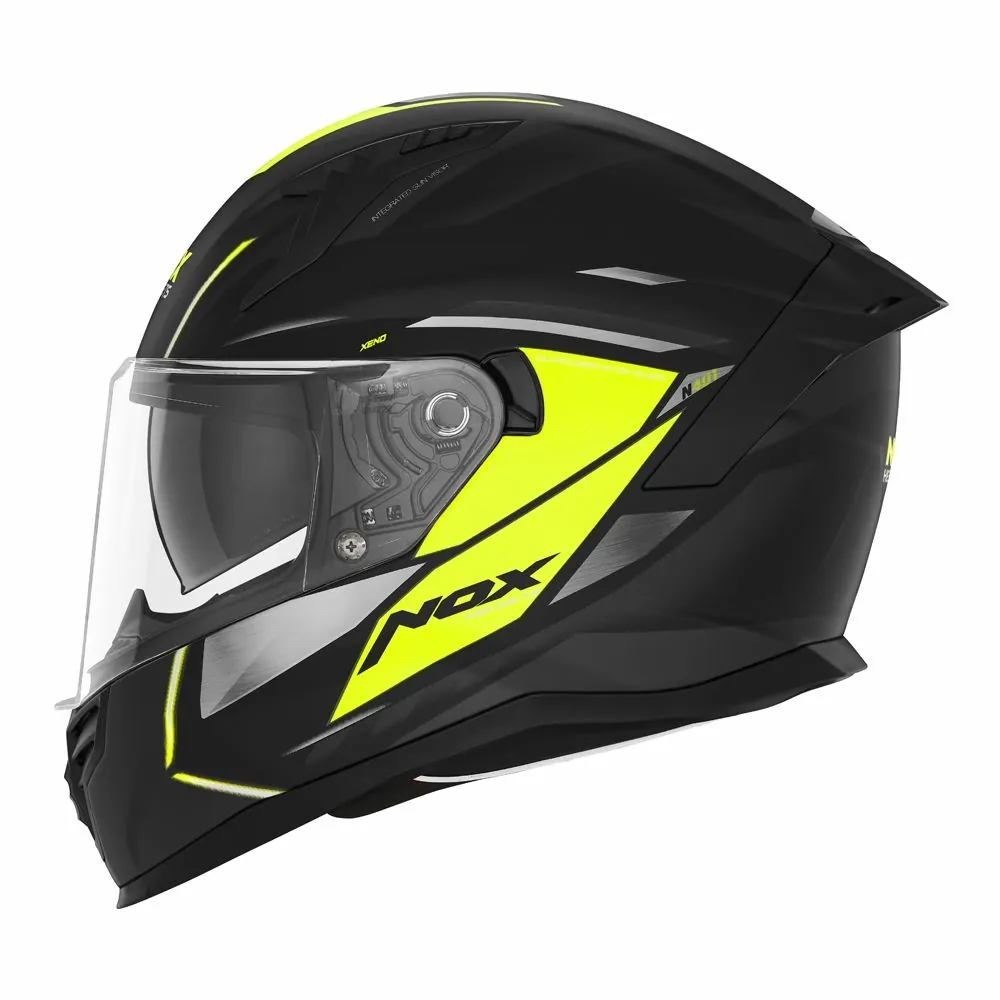 NOX full face helmet moto scooter N401 XENO matt black / white