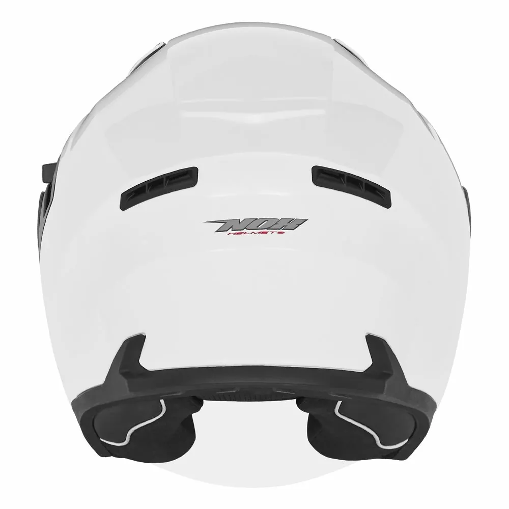 NOX casque jet moto scooter N130 blanc perle