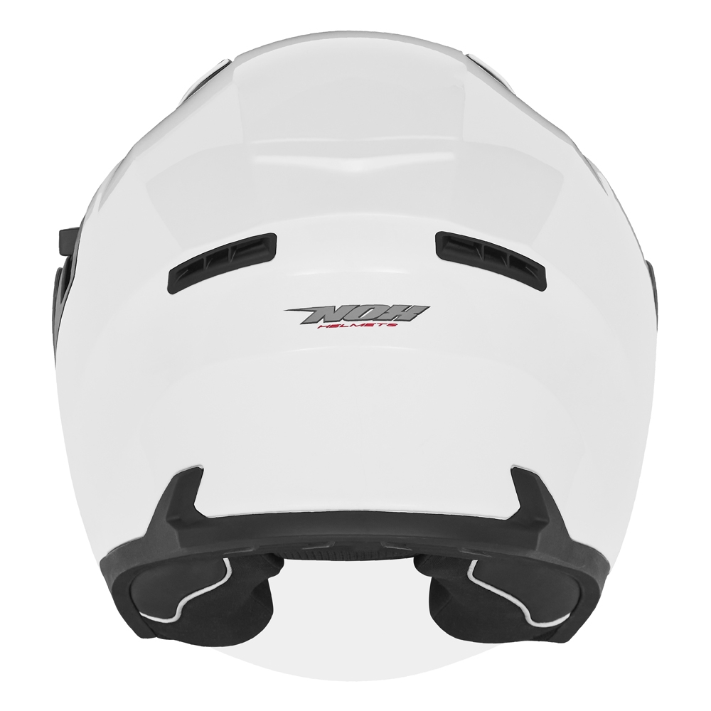 NOX jet helmet moto scooter N242 GLITTER pearl white