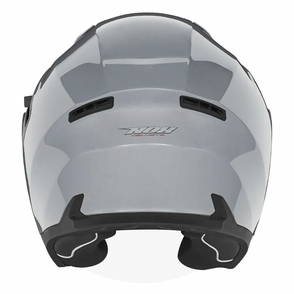 NOX jet helmet moto scooter N130 nardo gray