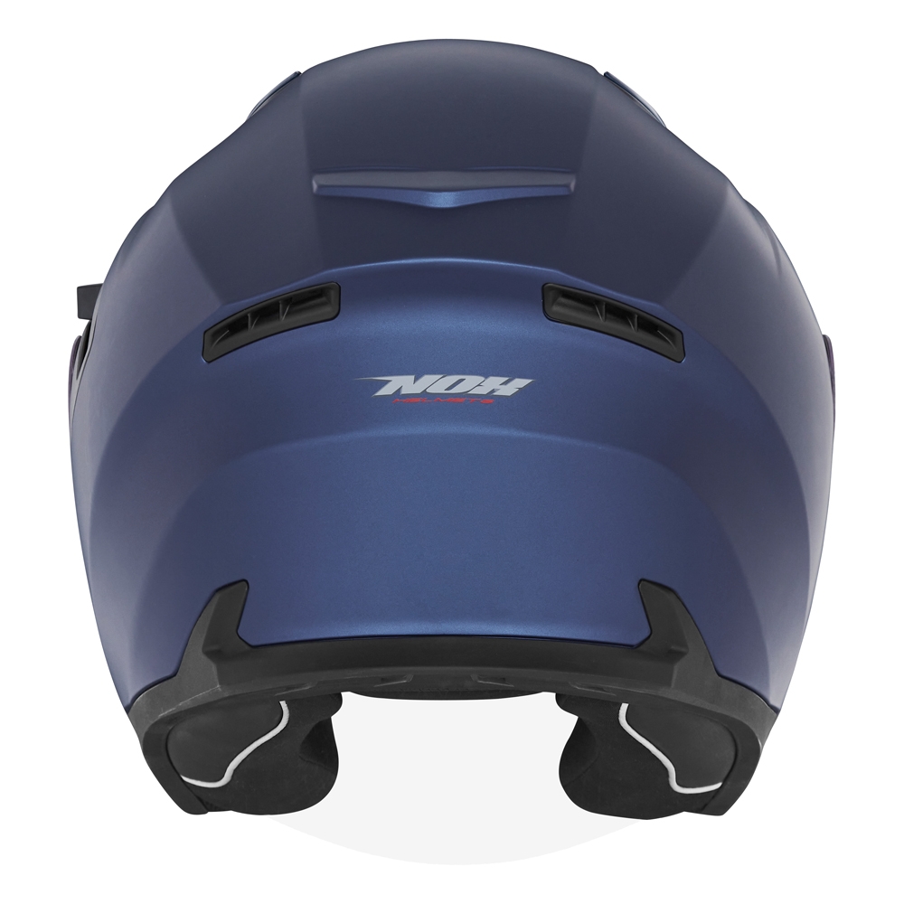 NOX jet helmet moto scooter N130 metallic matte blue