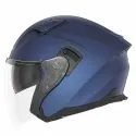 NOX jet helmet moto scooter N130 metallic matte blue
