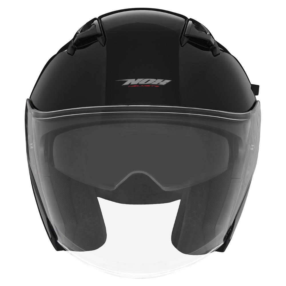 NOX jet helmet moto scooter N130 shiny black