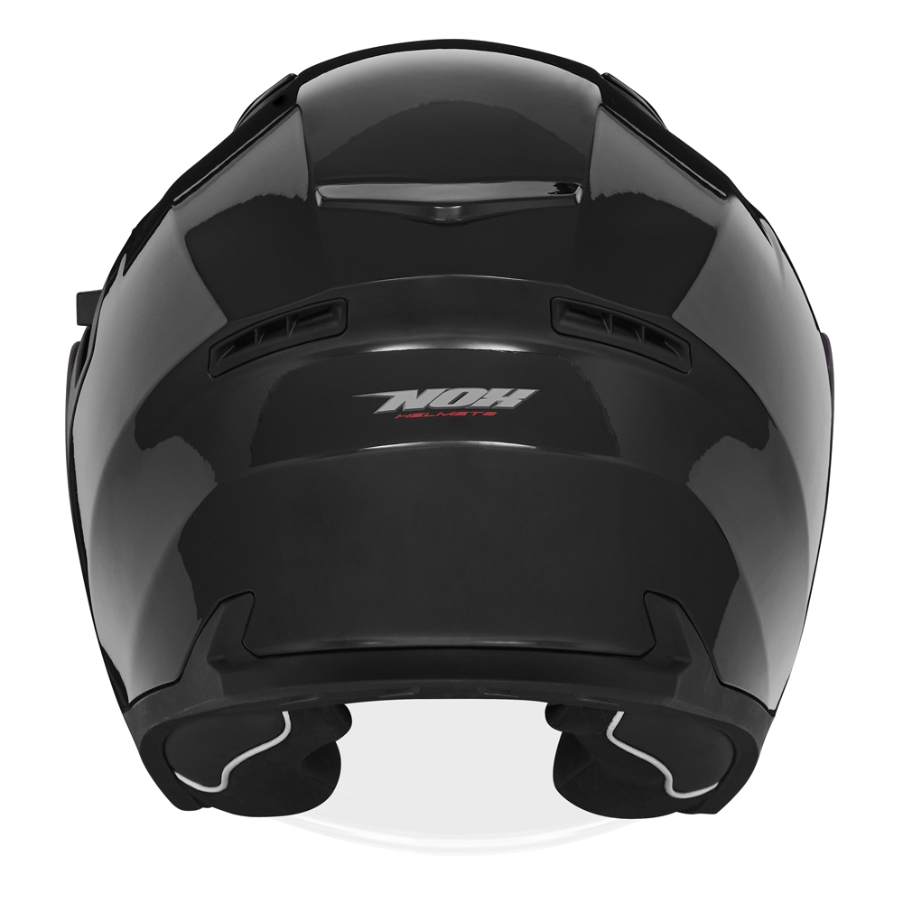 NOX jet helmet moto scooter N130 shiny black