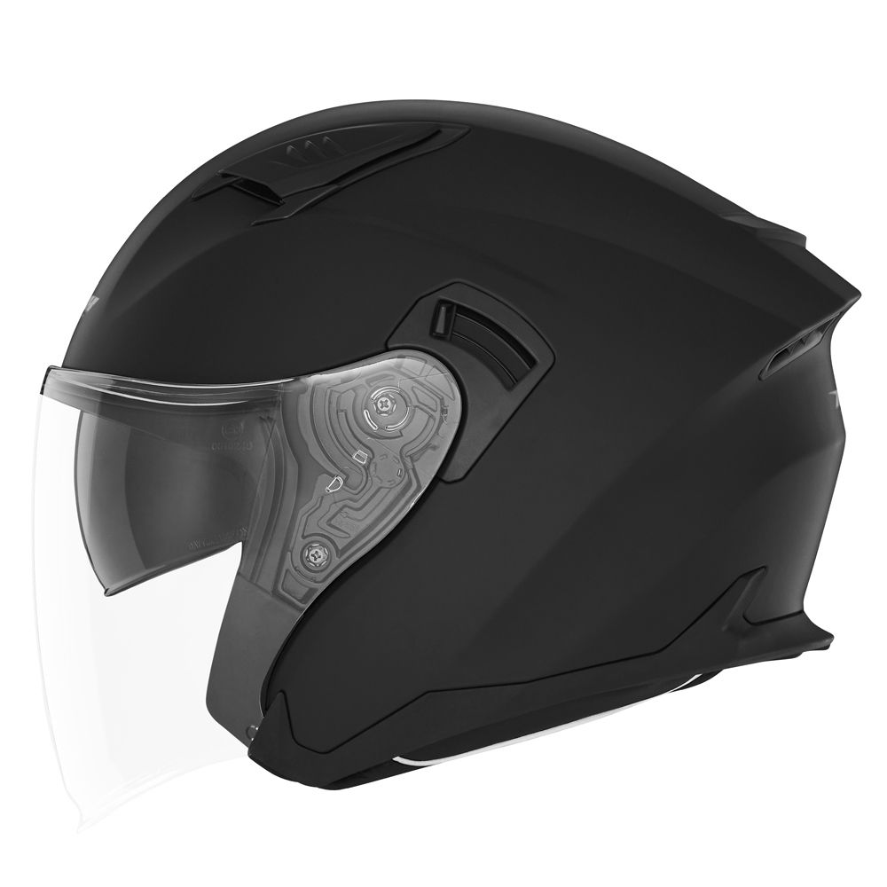 NOX casque jet moto scooter N130 noir mat