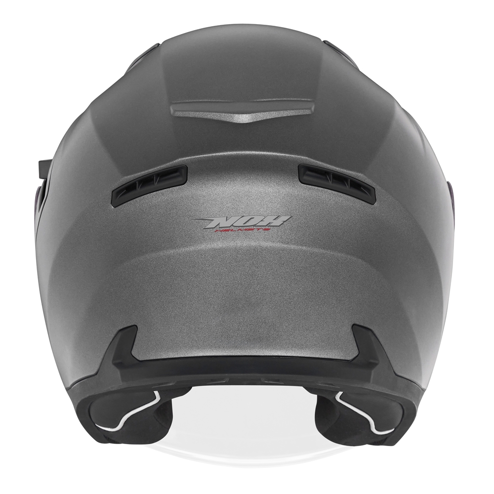 NOX jet helmet moto scooter N130 matt titanium