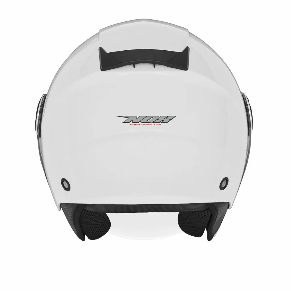 NOX casque jet moto scooter N130 KLINT noir mat / titane