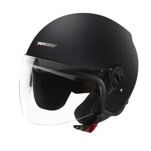 NOX casque jet moto scooter N608 noir mat
