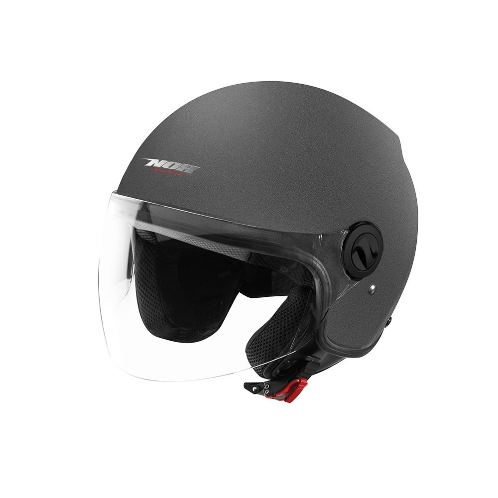 NOX casque jet moto scooter N608 titane mat