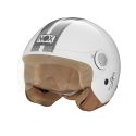 NOX casque jet moto scooter N210 EVO blanc / gris