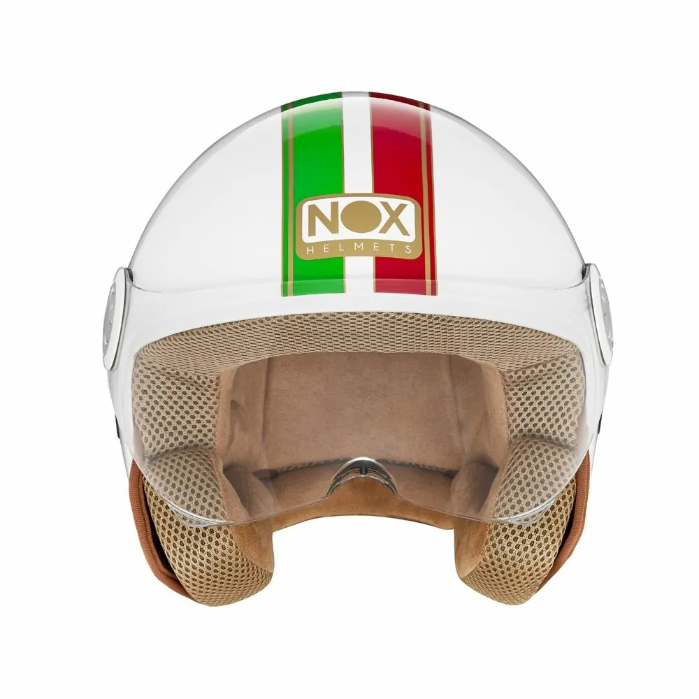 NOX jet helmet moto scooter N210 EVO white / italy