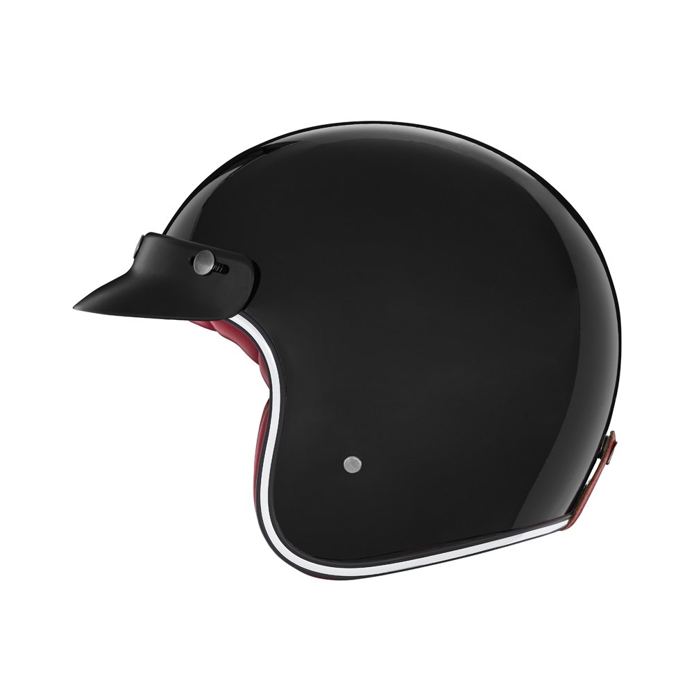 NOX jet helmet moto scooter N243 shiny black
