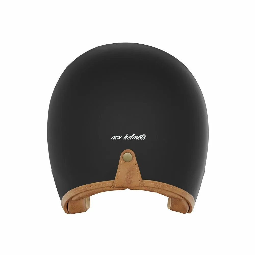 NOX casque jet moto scooter N243 noir mat
