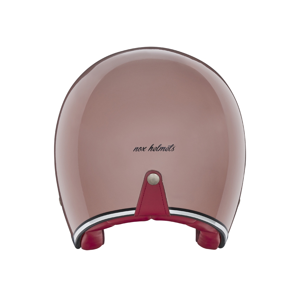 NOX jet helmet moto scooter N243 gold / pink