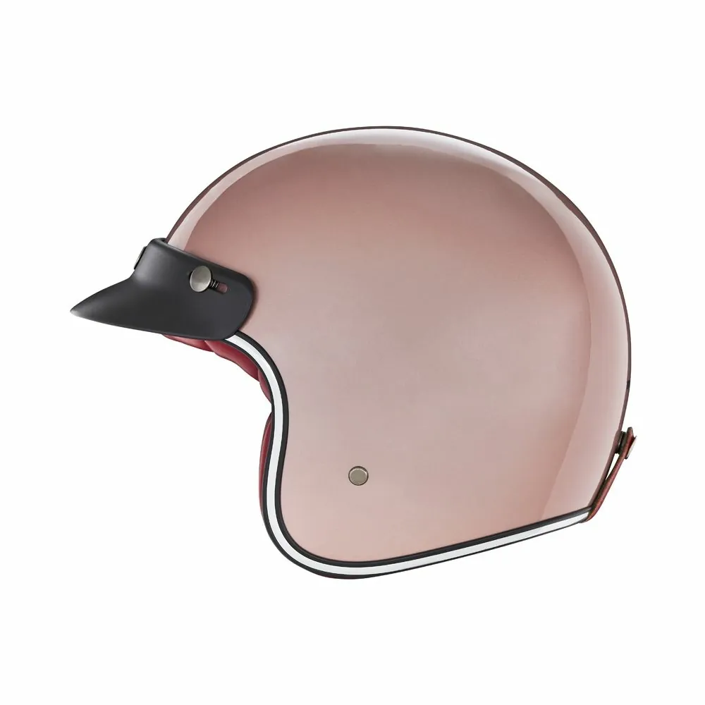 NOX casque jet moto scooter N243 or / rose