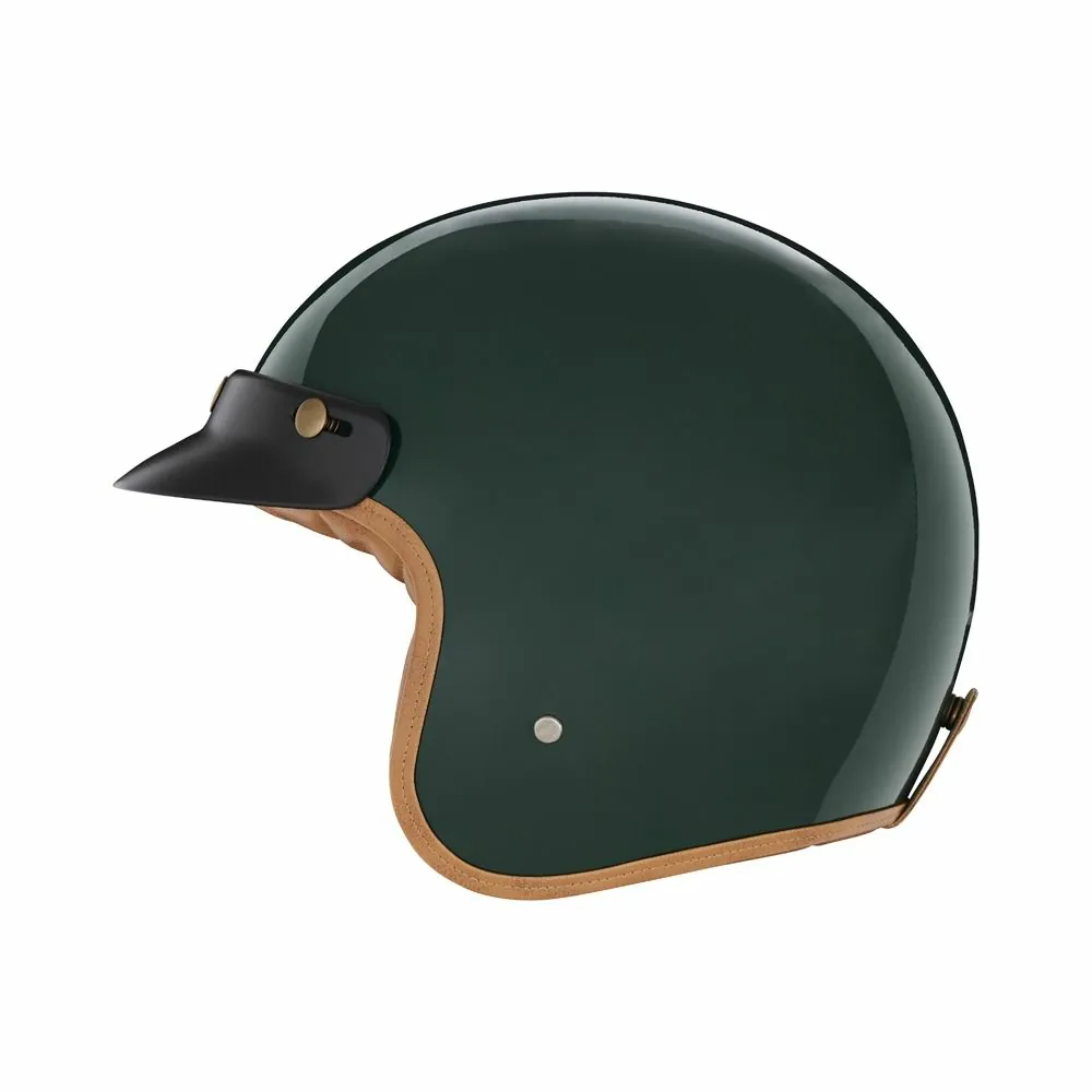 NOX jet helmet moto scooter N243 English green