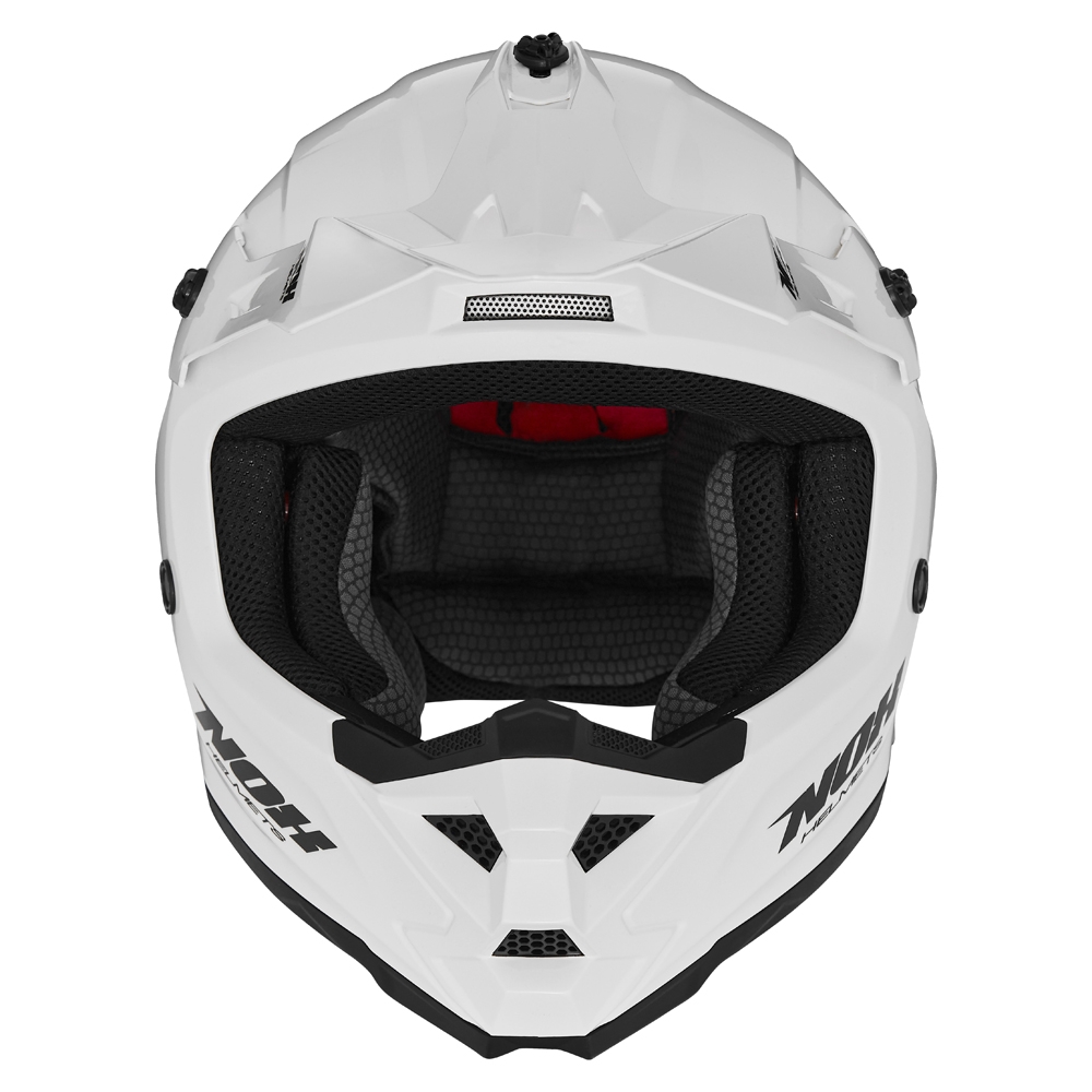 NOX cross child helmet moto scooter N710 pearl white